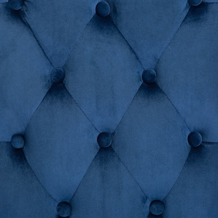 vidaXL kék bársony étkezőszék 287950