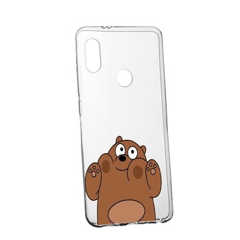 Husa Ursuleti, pentru Motorola One Vision, rezistenta la uzura, anti-alunecare, din silicon Premium, 589 Husa Ursuleti, pentru Motorola One Vision, rezistenta la uzura, anti-alunecare, din silicon Premium, 589