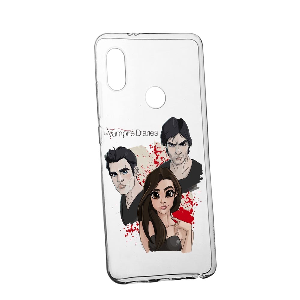 Husa Jurnalele Vampirilor, Movie, pentru Motorola One Vision, rezistenta la uzura, anti-alunecare, din silicon Premium, 578