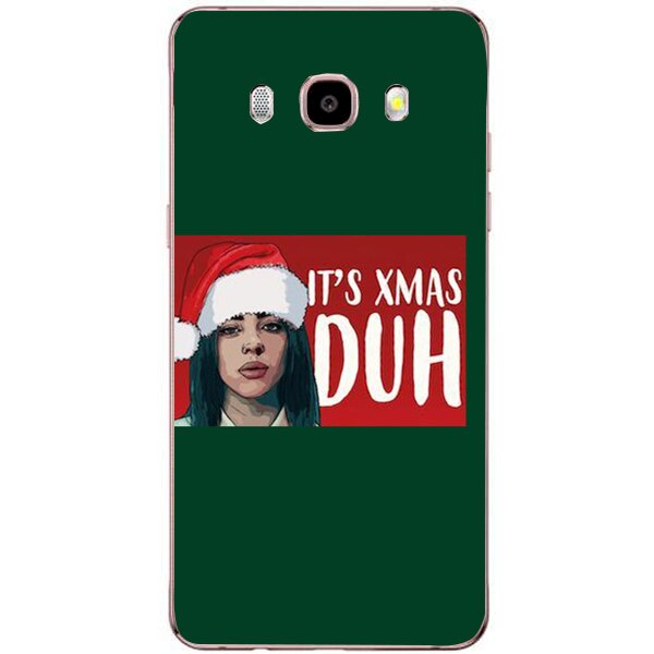 Husa din Silicon, Christmas Billie Eilish Duh pentru Samsung Galaxy J5 (2016), Multicolor