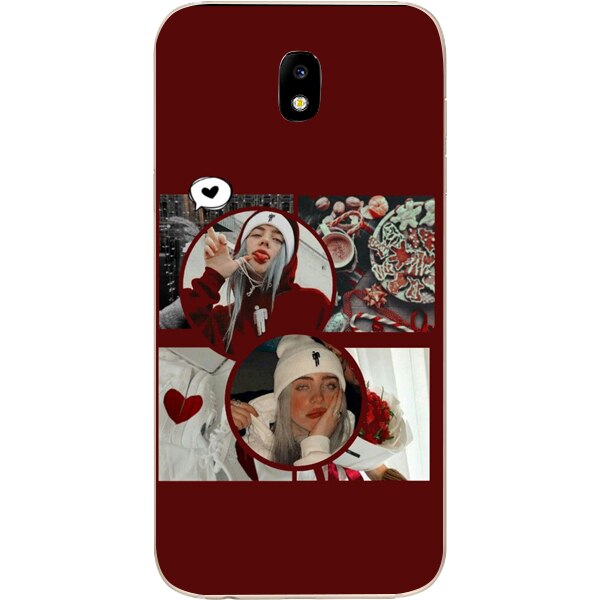 Husa din Silicon, Christmas Billie Eilish Really pentru Samsung Galaxy J5 (2017), Multicolor