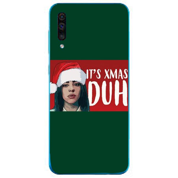 Husa din Silicon, Christmas Billie Eilish Duh pentru Samsung Galaxy A51, Multicolor