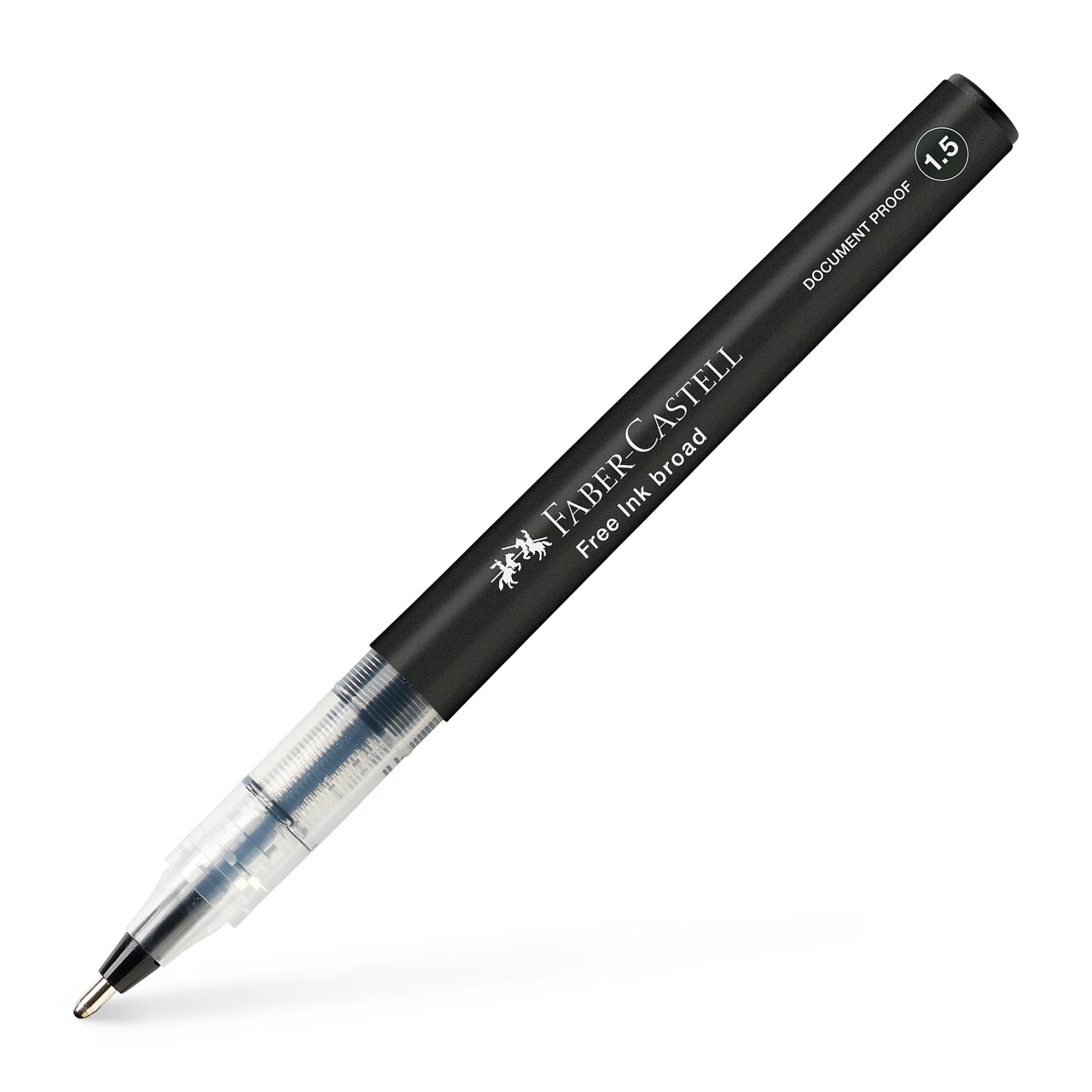 Roller Free Ink 1.5mm, Faber-Castell, Negru