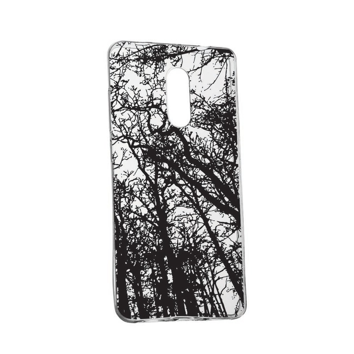 Husa Silicon Compatibila cu Nokia 2.4, Forest, rezistenta la uzura, anti-alunecare, 14