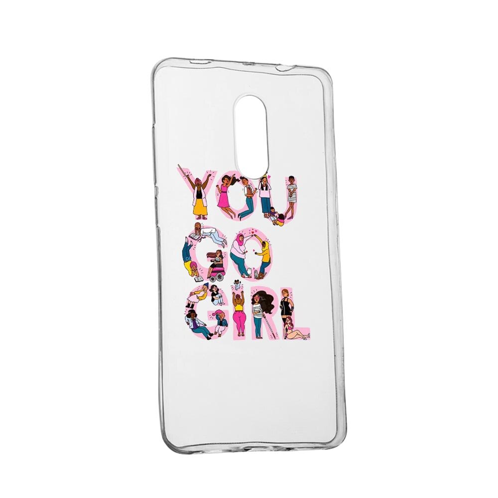 Husa Girl Power, pentru Oppo Reno 2, rezistenta la uzura, anti-alunecare, 250