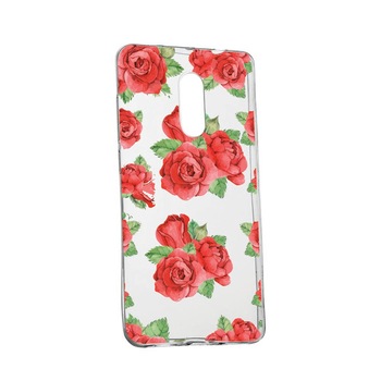 Husa pentru Nokia 1 Plus, Rose, rezistenta la uzura, anti-alunecare, 97 Husa pentru Nokia 1 Plus, Rose, rezistenta la uzura, anti-alunecare, 97