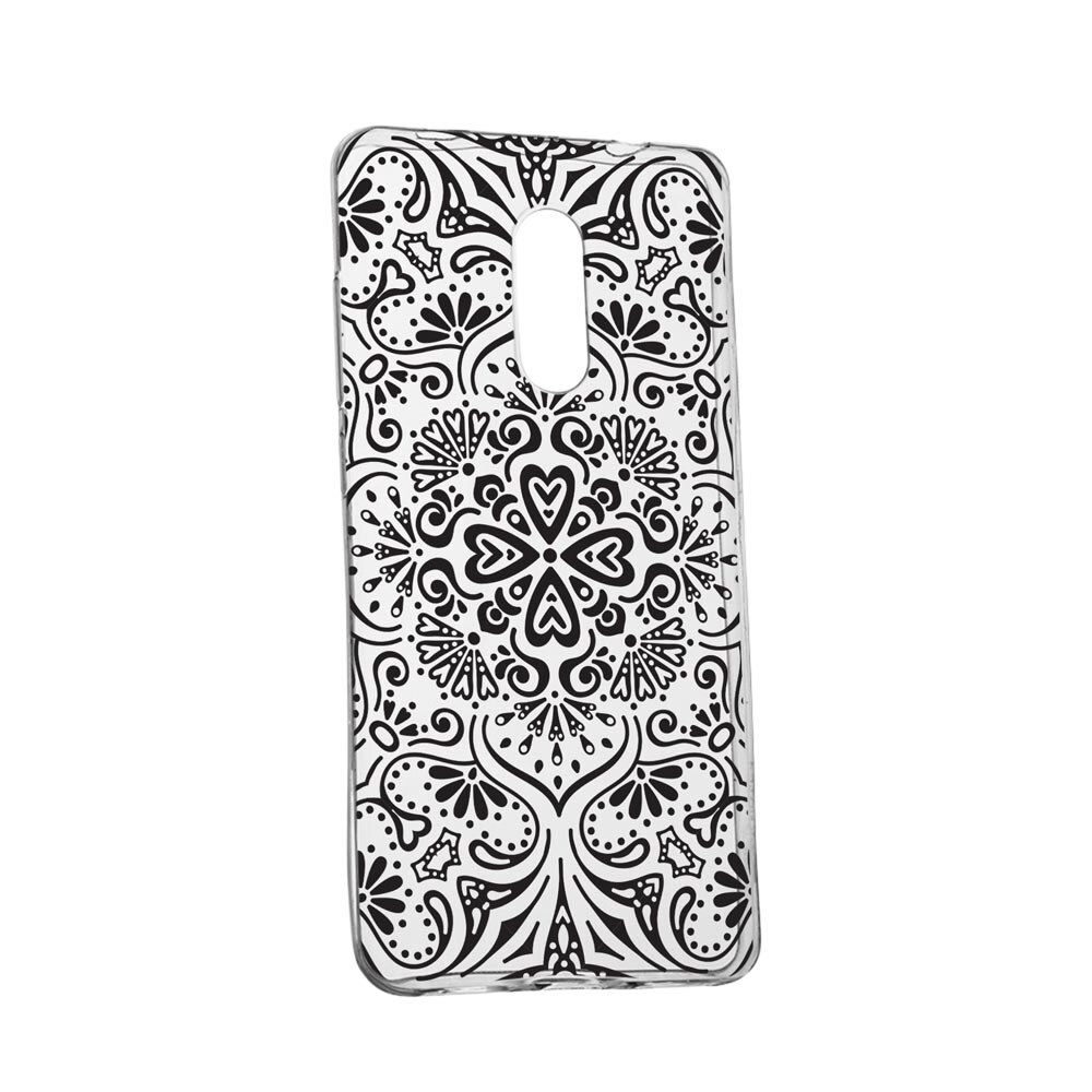 Husa pentru Nokia 3.2, Mandala Black, rezistenta la uzura, anti-alunecare, 75