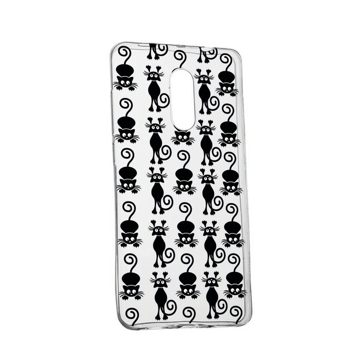 Husa pentru Nokia 1.3, Black Cat, rezistenta la uzura, anti-alunecare, 115