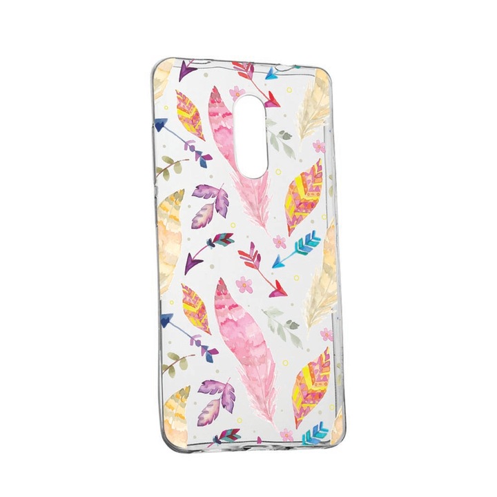 Husa pentru Nokia 2.2, Feathers, rezistenta la uzura, anti-alunecare, 68