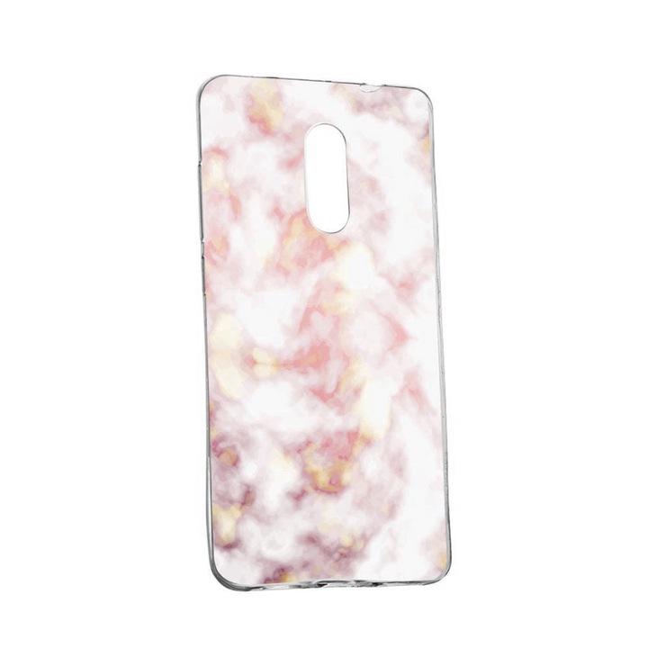 Husa Silicon Compatibila cu Nokia 2.4, Marble, rezistenta la uzura, anti-alunecare, 130