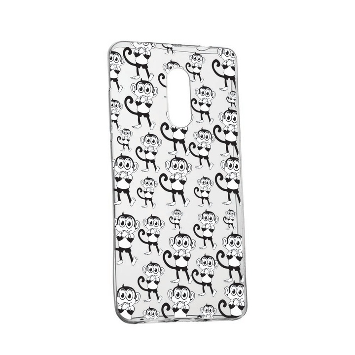 Husa pentru Nokia 1 Plus, Monkey, rezistenta la uzura, anti-alunecare, 142