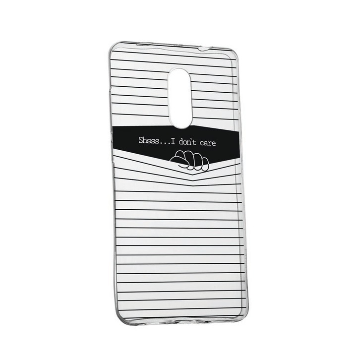 Калъф за Xiaomi Redmi 9, I Don't Care, износоустойчив, противоплъзгащ се, 36