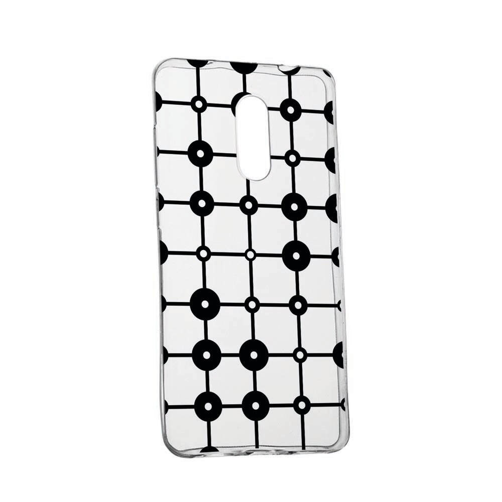 Husa pentru Nokia 1 Plus, Circle lines, rezistenta la uzura, anti-alunecare, 124