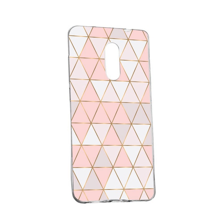 Капак за Nokia 1 Plus, Мрамор, износоустойчив, противоплъзгащ, 94