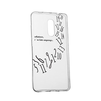 Husa pentru Nokia 2.2, I'm Late, rezistenta la uzura, anti-alunecare, 141 Husa pentru Nokia 2.2, I'm Late, rezistenta la uzura, anti-alunecare, 141