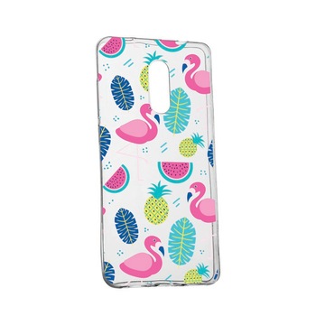 Husa pentru Nokia 1 Plus, Flamingo, rezistenta la uzura, anti-alunecare, 91 Husa pentru Nokia 1 Plus, Flamingo, rezistenta la uzura, anti-alunecare, 91