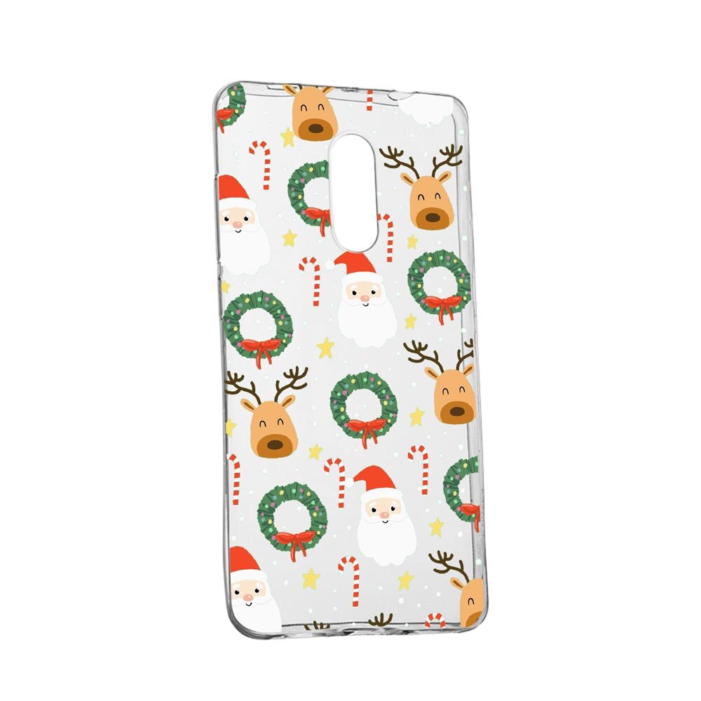 Husa Xmas, Craciun, pentru Nokia 1 Plus, rezistenta la uzura, anti-alunecare, 350