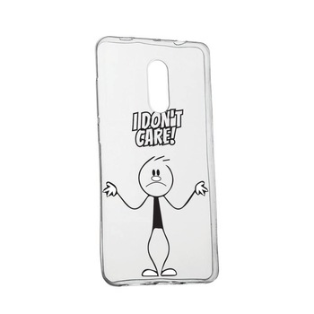 Husa pentru Nokia 1.3, rezistenta la uzura, anti-alunecare, I Don`t Care, 162 Husa pentru Nokia 1.3, rezistenta la uzura, anti-alunecare, I Don`t Care, 162