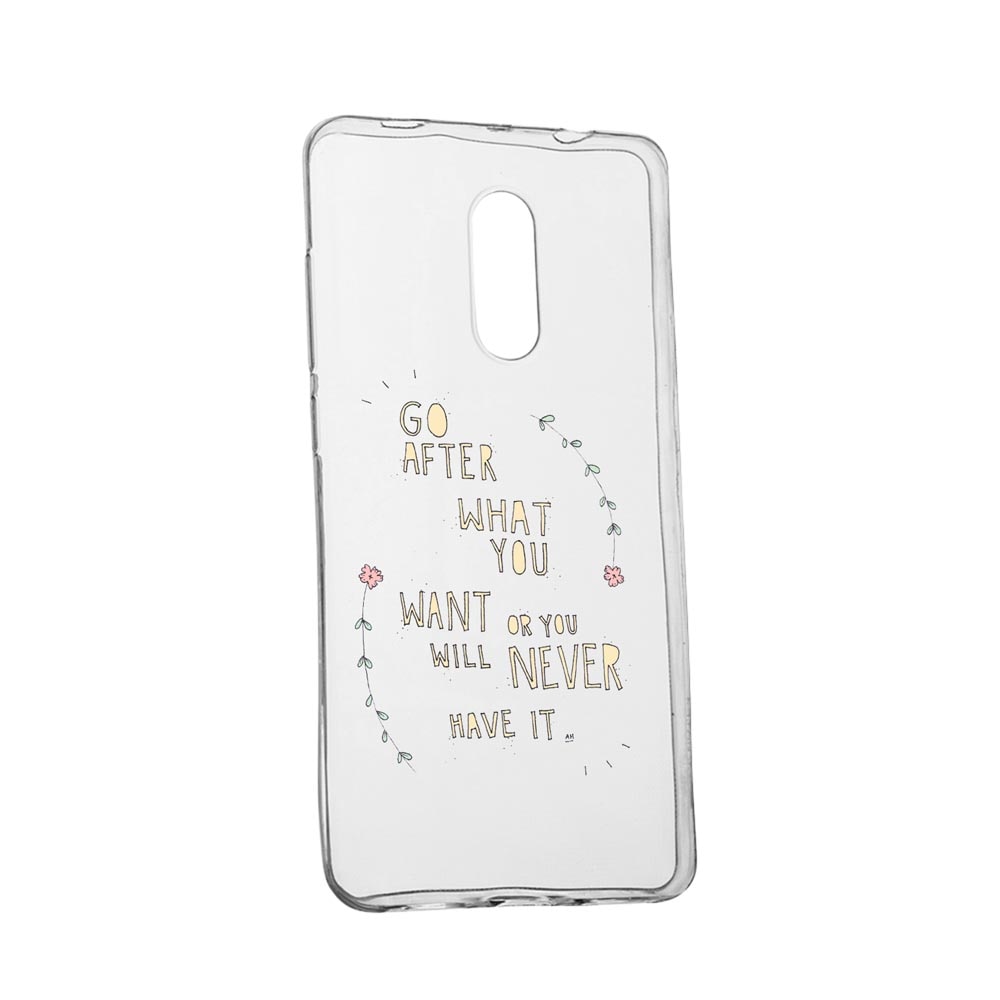 Husa cu mesaj Be Positive, pentru Xiaomi Redmi 9, rezistenta la uzura, anti-alunecare, din silicon Premium, 483