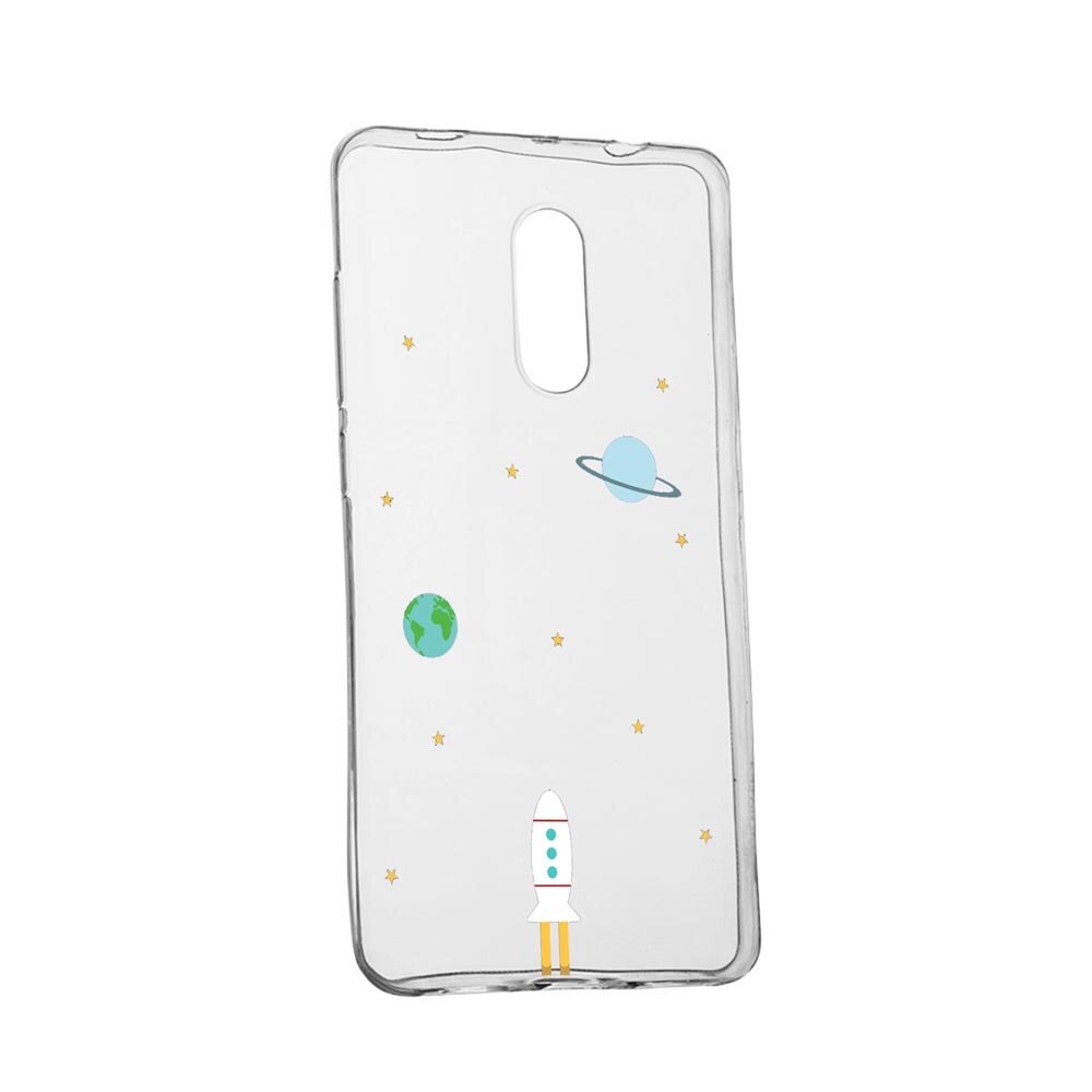 Husa Universe, Spacecraft, pentru Nokia 1 Plus, rezistenta la uzura, anti-alunecare, din silicon Premium, 471