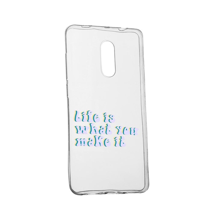 Life is... Message Case за Nokia 1 Plus Устойчив на износване противоплъзгащ премиум силикон 491