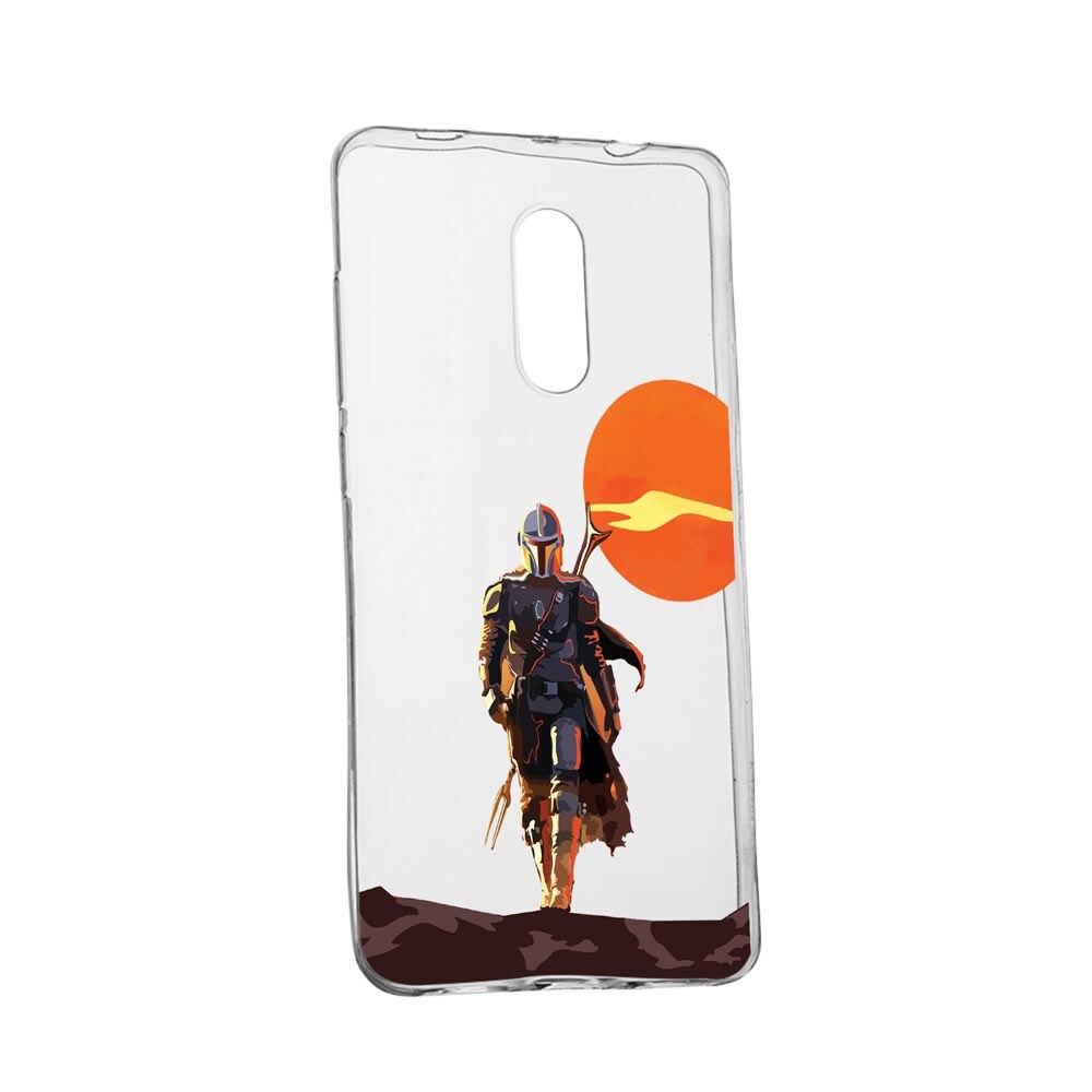 Husa Star Wars, The Mandalorian pentru Nokia 1 Plus, rezistenta la uzura, anti-alunecare, din silicon Premium, 460