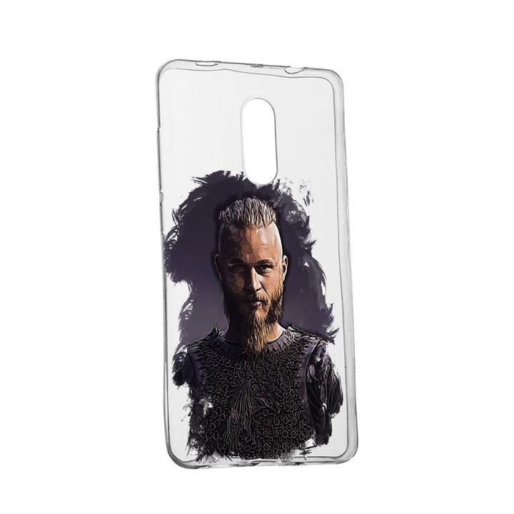 Husa Silicon Vikings Ragnar Lothbrok Movie, Compatibila cu Nokia 2.4, rezistenta la uzura, anti-alunecare, 452