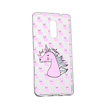 Husa Unicorn - I Feel Unique, pentru Xiaomi Redmi 9, rezistenta la uzura, anti-alunecare, din silicon Premium, 521 Husa Unicorn - I Feel Unique, pentru Xiaomi Redmi 9, rezistenta la uzura, anti-alunecare, din silicon Premium, 521