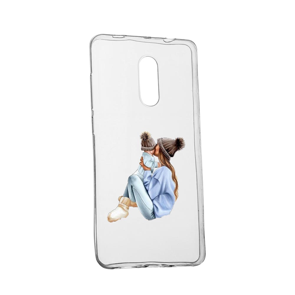 Husa Silicon Girl Mom, Compatibila cu Nokia 2.4, rezistenta la uzura, anti-alunecare, 562