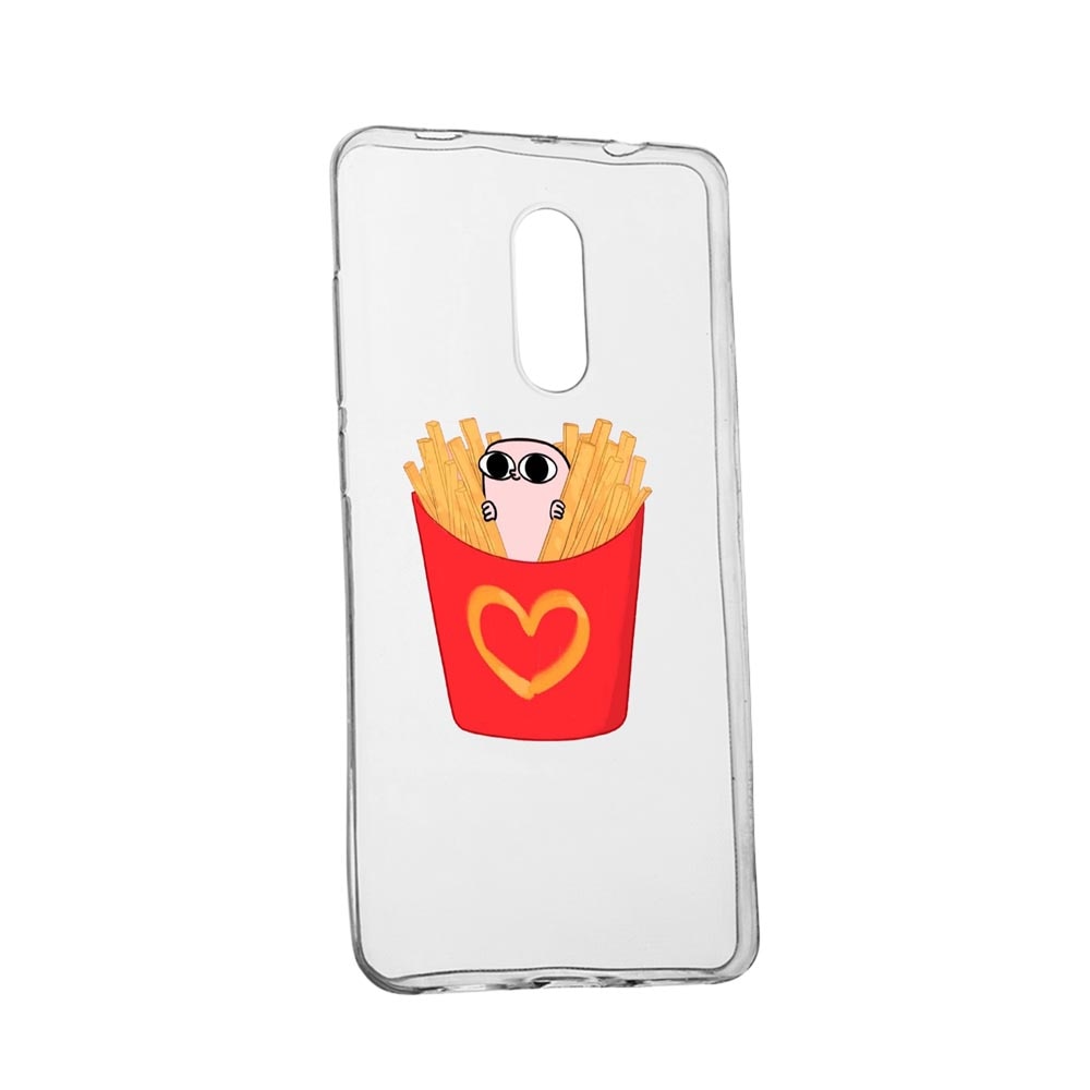 Husa I Love Chips, pentru Xiaomi Redmi 9, rezistenta la uzura, anti-alunecare, din silicon Premium, 602