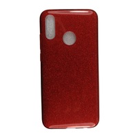 husa compatibila cu huawei p20 lite silicon cu sclipici glitter rosu imagen 53_0_
0