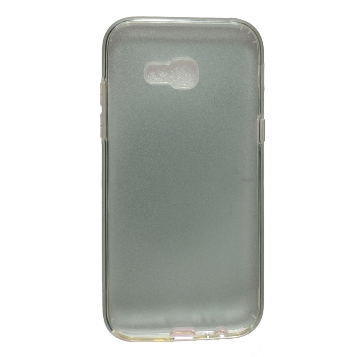 Husa compatibila cu Samsung Galaxy A5 (2017), A520, Silicon cu sclipici Glitter, Argintiu