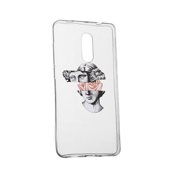 Husa Silicon Statue - Rose, Compatibila cu Nokia 2.4, rezistenta la uzura, anti-alunecare, 604 Husa Silicon Statue - Rose, Compatibila cu Nokia 2.4, rezistenta la uzura, anti-alunecare, 604