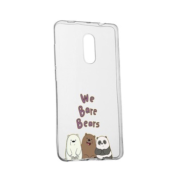 Husa We Bare Bears, pentru Nokia 2.3, rezistenta la uzura, anti-alunecare, din silicon Premium, 588 Husa We Bare Bears, pentru Nokia 2.3, rezistenta la uzura, anti-alunecare, din silicon Premium, 588