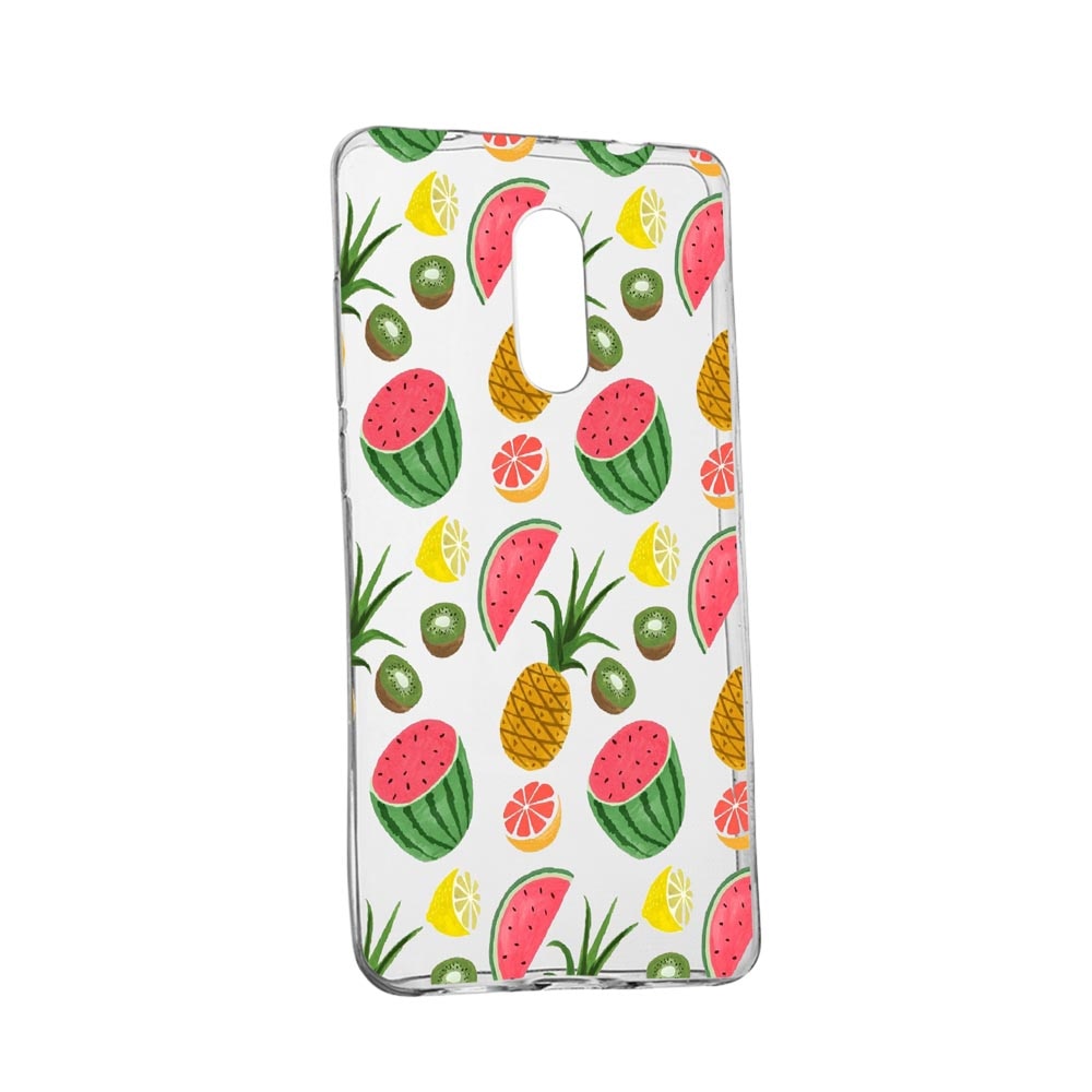 Husa Ananas, pentru Nokia 3.2, rezistenta la uzura, anti-alunecare, din silicon Premium, 666