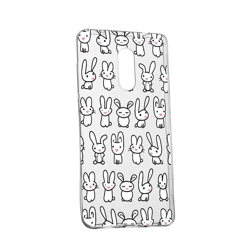 Husa Rabbits, pentru Nokia 2.2, rezistenta la uzura, anti-alunecare, din silicon Premium, 691