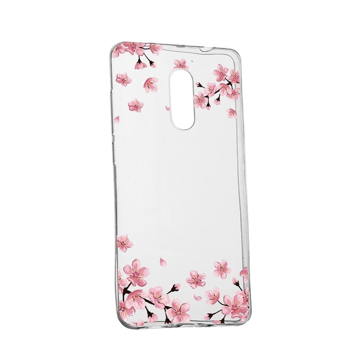 Husa Pastel colors - flowers, pentru Nokia 1 Plus, rezistenta la uzura, anti-alunecare, din silicon Premium, 694