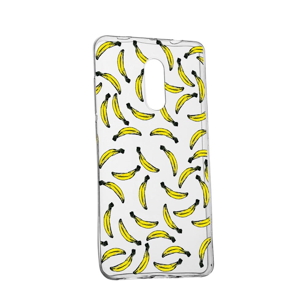 Husa Bananas, pentru Nokia 1 Plus, rezistenta la uzura, anti-alunecare, din silicon Premium, 664