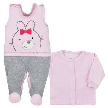 Compleu 2 piese pentru fete Koala Baloo 07-572RZ-56-cm, Roz 56 cm Compleu 2 piese pentru fete Koala Baloo 07-572RZ-56-cm, Roz 56 cm