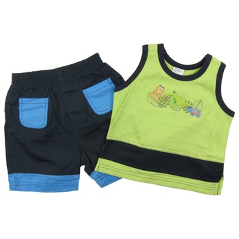 Set S2612 Primii Pasi, Verde/Negru Set S2612 Primii Pasi, Verde/Negru