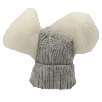 Caciula pentru baieti Aliap CA-2, Gri, 44 cm Caciula pentru baieti Aliap CA-2, Gri, 44 cm