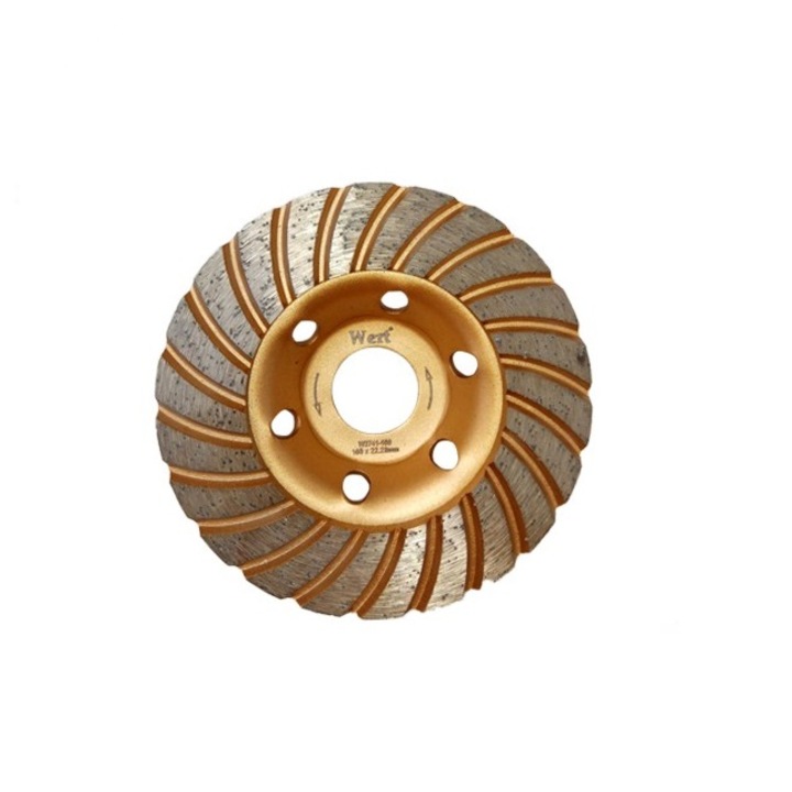 Disc diamantat turbo, taiere beton, zidarie Wert 2741-150, Ø150x22.23 mm