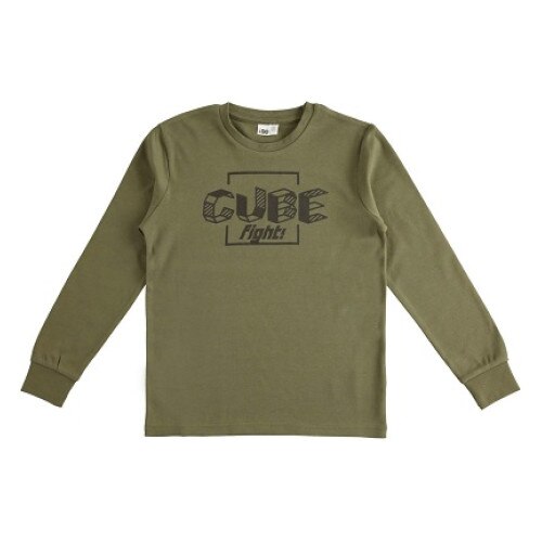 Bluza baiat, Ido, kaki cu text negru