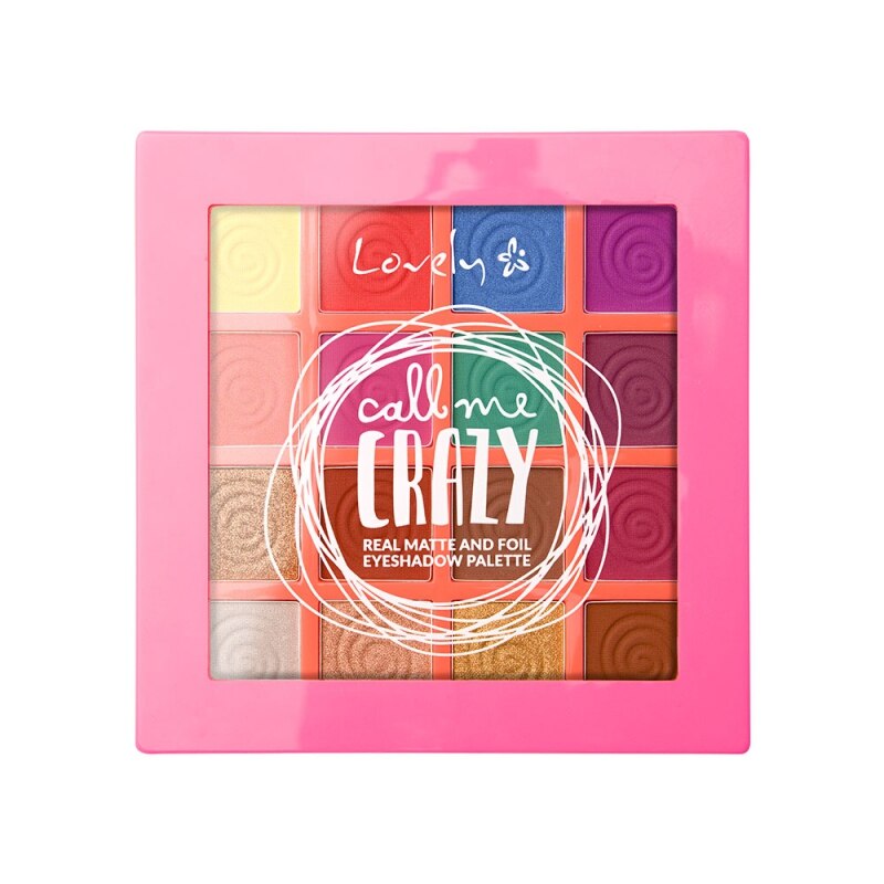 Paleta de farduri pentru pleoape Lovely Call Me Crazy, 13 g