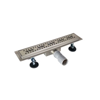 Rigola dus inox, Reecomer, conexiune D40-50mm, L 450mm, folie inclusa pentru hidroizolatie Rigola dus inox, Reecomer, conexiune D40-50mm, L 450mm, folie inclusa pentru hidroizolatie