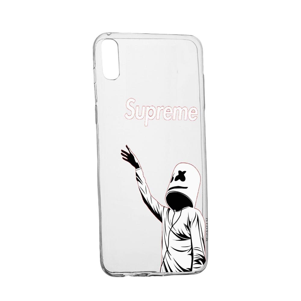 Husa Silicon Supreme, Marshmello, Compatibila cu LG K22, rezistenta la uzura, anti-alunecare, 255