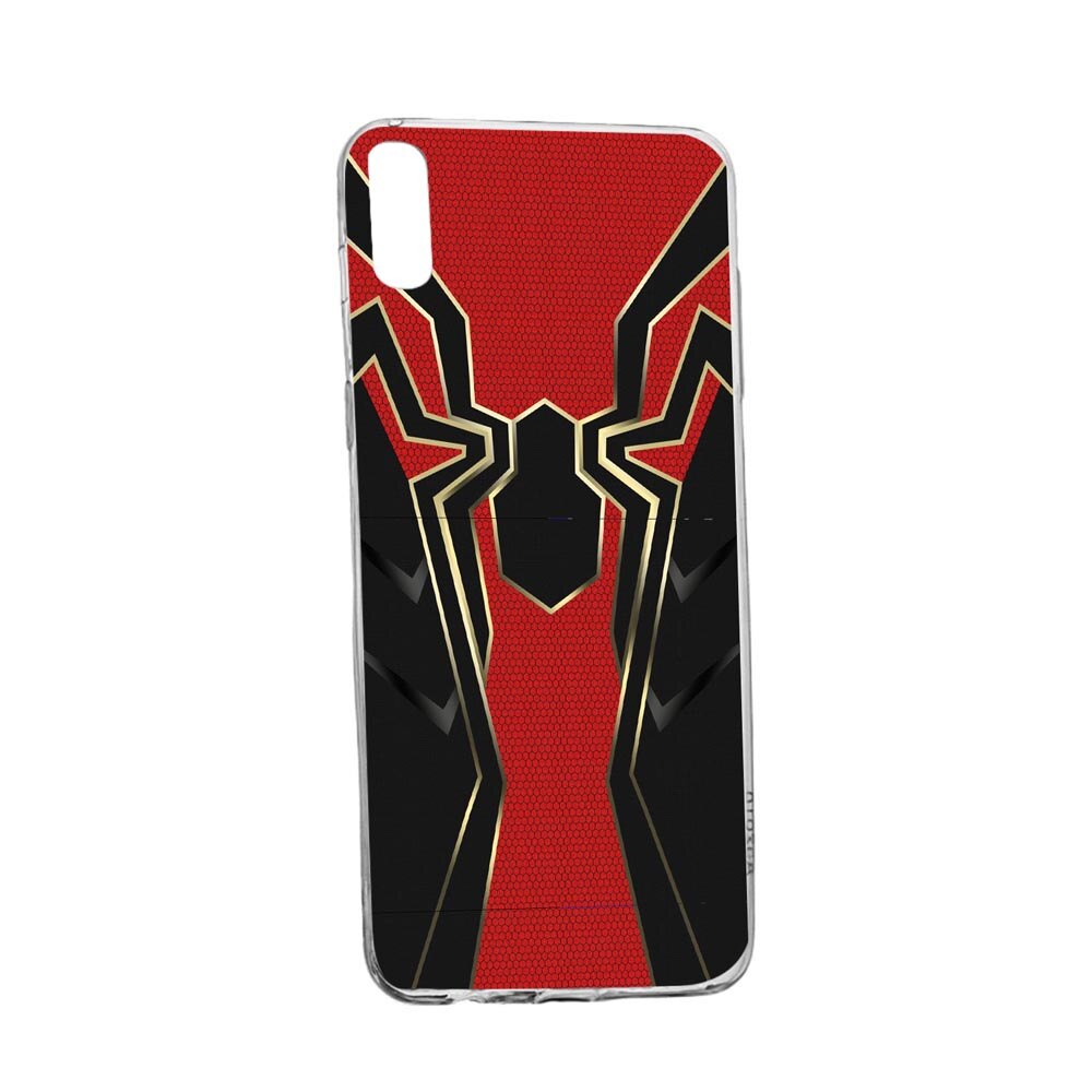 Husa Marvel, Spider-Man, pentru Motorola Moto E6, rezistenta la uzura, anti-alunecare, 244