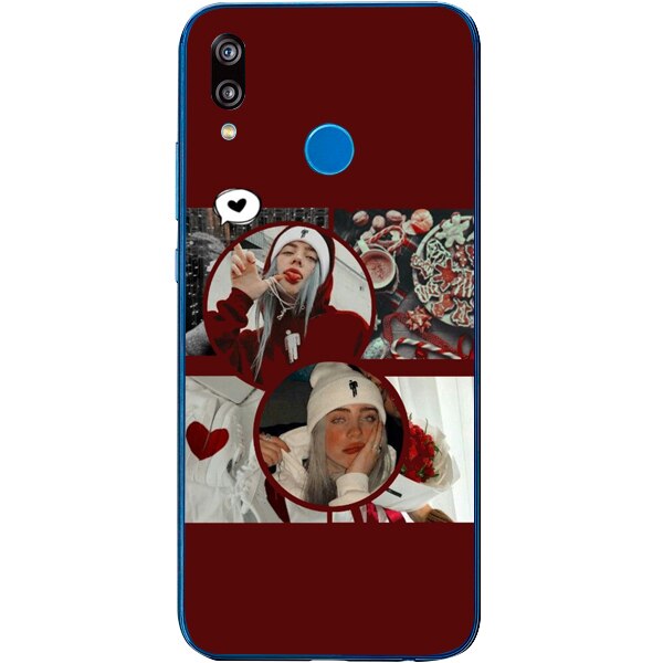 Husa din Silicon, Christmas Billie Eilish Really pentru Huawei P30 Lite, Multicolor