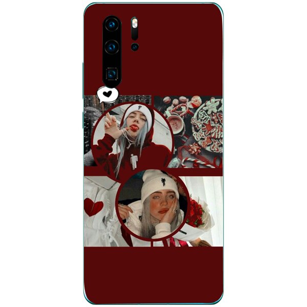 Husa din Silicon, Christmas Billie Eilish Really pentru Huawei P30 Pro, Multicolor