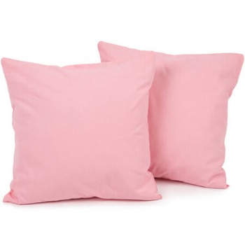 Set 2 fete de perna 70x70 cm bumbac ranforce roz deschis Set 2 fete de perna 70x70 cm bumbac ranforce roz deschis